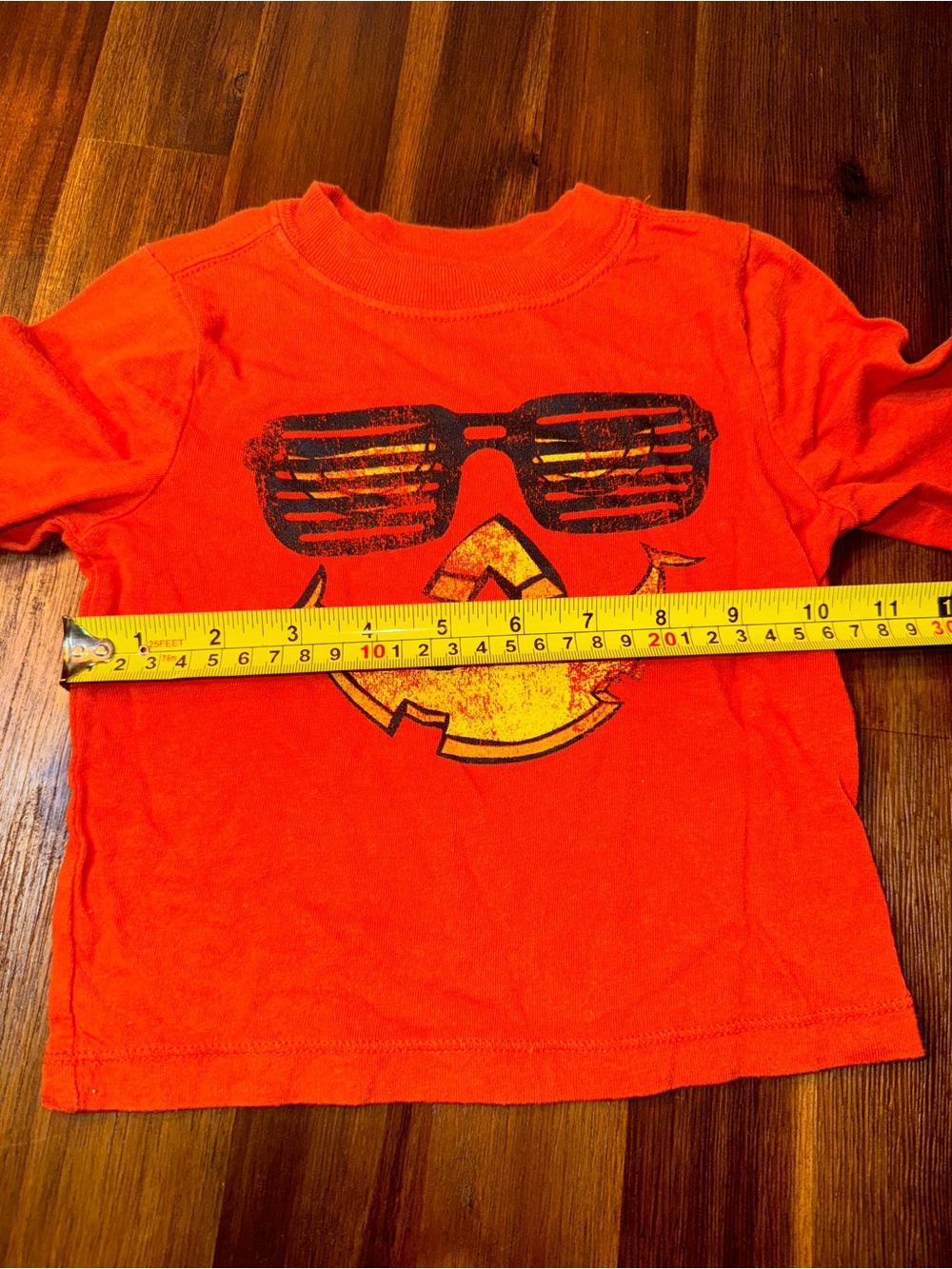 Old Navy Baby Halloween Pumpkin Graphic Long Sleeve Shirt 12–18M - Picture 4 of 8
